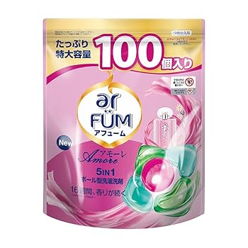 アフューム アモーレ　ランドリーボール　ジェルマジックボール型洗剤　60個×5 アフューム アモーレランドリーボールジェルマジックボール型